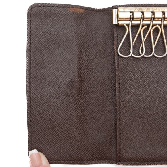 Authentic Louis Vuitton Damier Ebene Multicles 4 Key Holder 2009 France - Picture 6 of 16